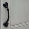 Gliderite Hardware 3 in. Center to Center  Matte Black Beaded Spade Cabinet Pull - 4354-MB, 5PK 4354-MB-5